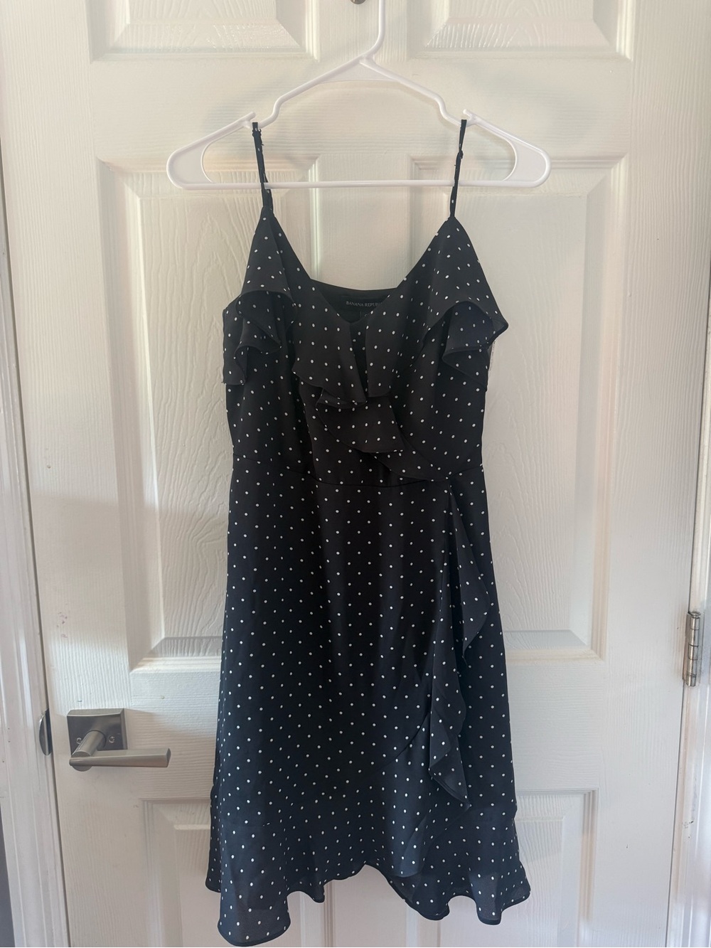 banana republic black and white polka dot dress | Dresses | Banana Republic Ruffle Midi SIZE:Custom Size(Add your sizes in the 